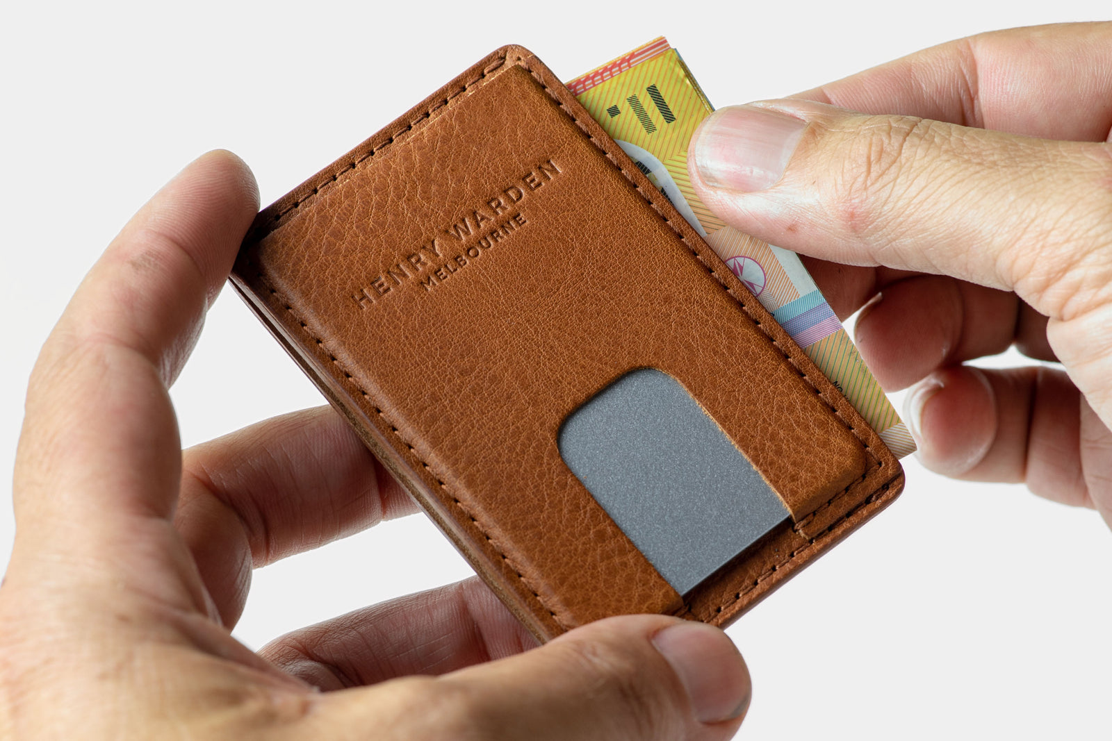 Everyday Minimalist Wallet | Whiskey – Henry Warden